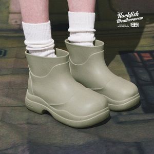 Korea NEW Rockfish Sage Rubber Rain Boots Booties (Zara, COS, UGG, Arket)
